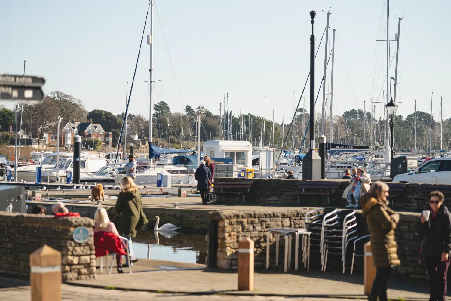 Property overlooking Lymington Harbour