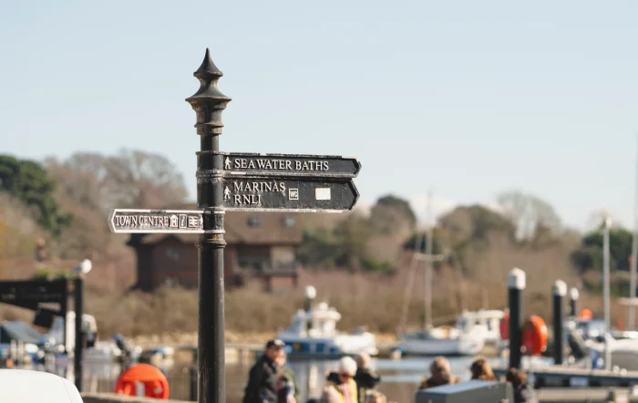 Luxury property overlooking Lymington harbour